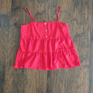 Cute red tank perfect for summer